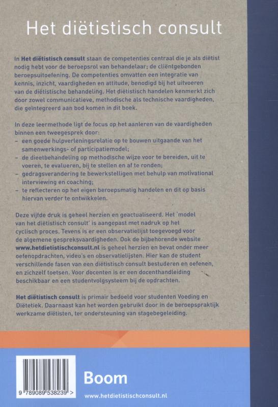 Het diëtistisch consult achterkant