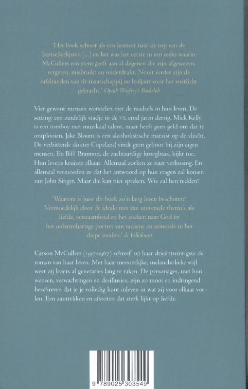 Het hart is een eenzame jager achterkant