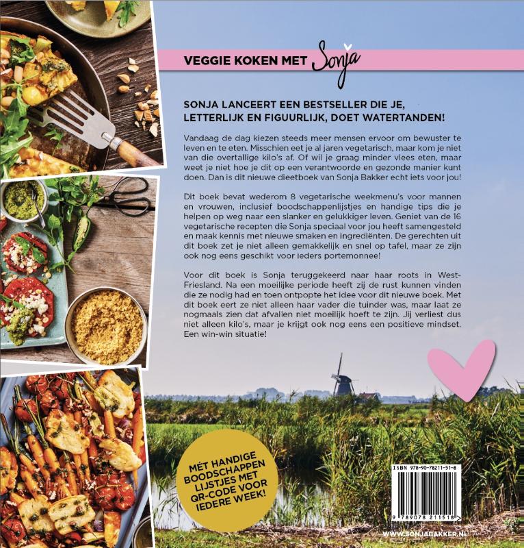 Veggie koken met Sonja achterkant
