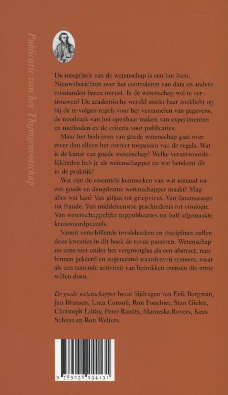 De goede wetenschapper / Annalen van het Thijmgenootschap / 102.2 achterkant