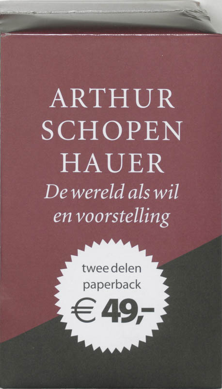 De wereld als wil en voorstelling set