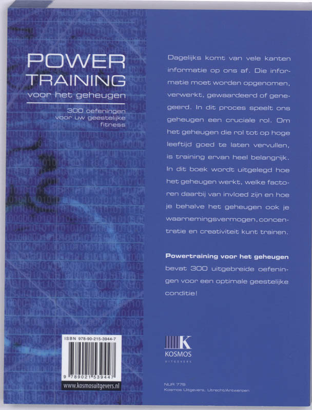 Powertraining Voor Het Geheugen achterkant