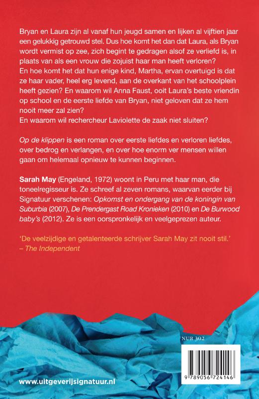 Op de klippen achterkant