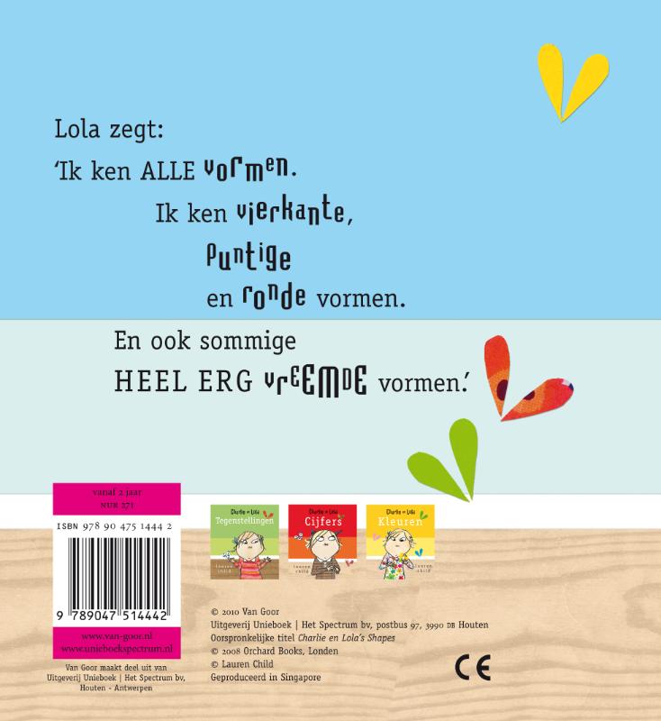 Charlie En Lola / Vormen achterkant