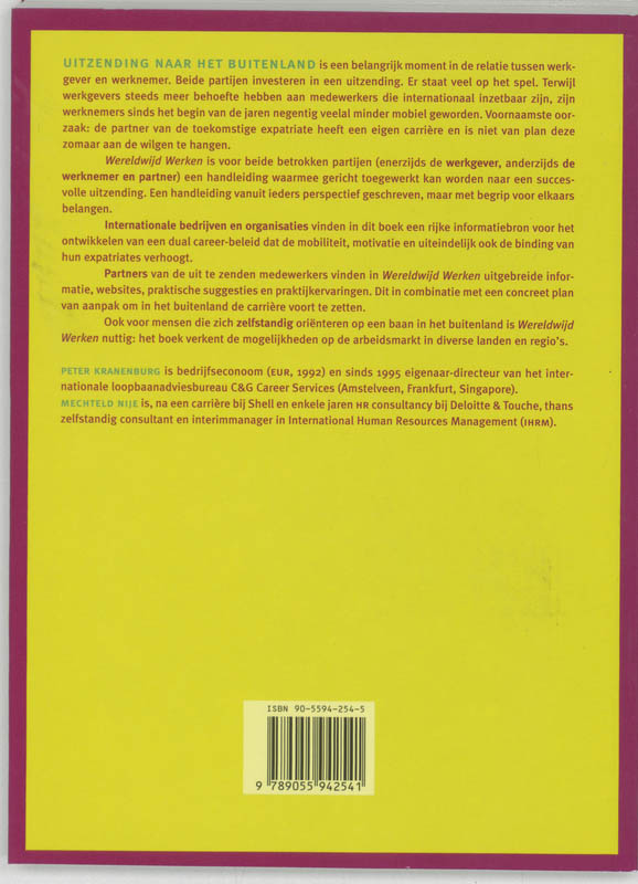 Wereldwijd Werken achterkant