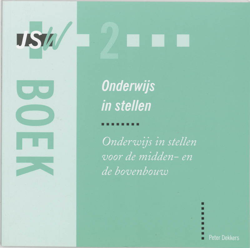 JSW boek Onderwijs in stellen / JSW boek / 2