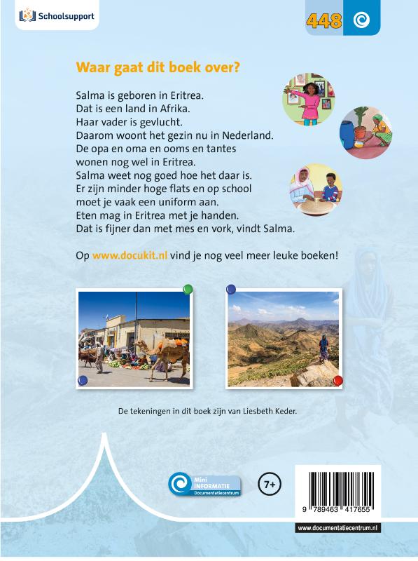 Mijn familie komt uit Eritrea / Mini Informatie achterkant