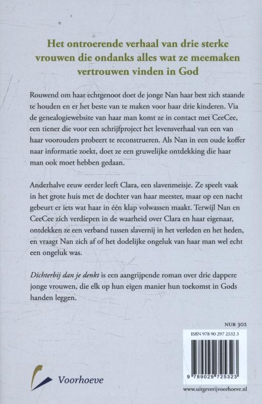 Dichterbij dan je denkt achterkant