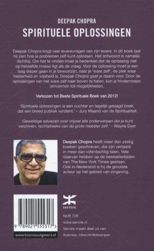 Spirituele oplossingen achterkant