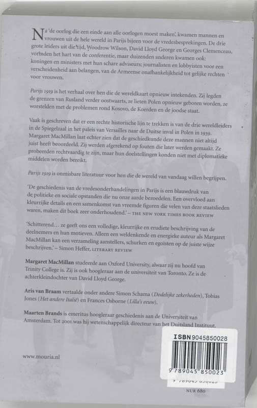 Parijs 1919 achterkant