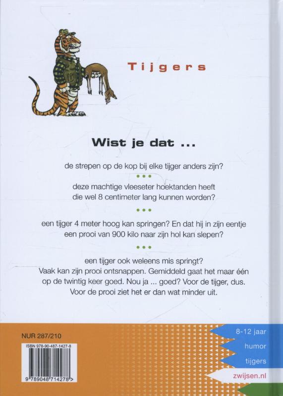 Tijgers / Wist je dat? achterkant