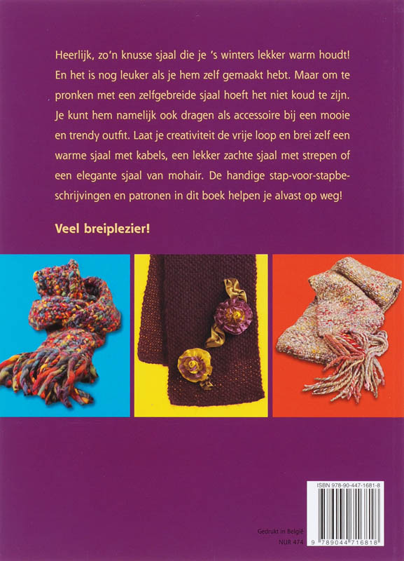 Lekker Knusse Sjaals Breien achterkant