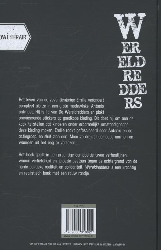 De wereldredders achterkant