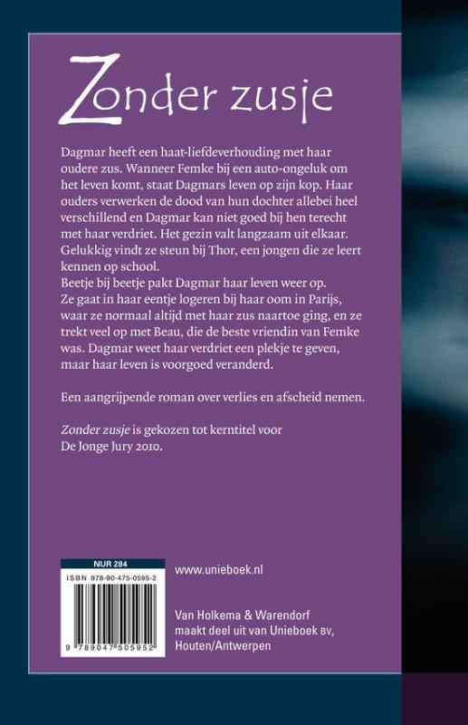 Zonder zusje achterkant