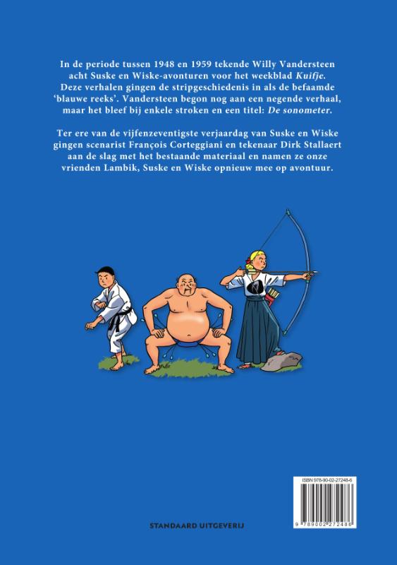 De Sonometer / Suske en Wiske achterkant