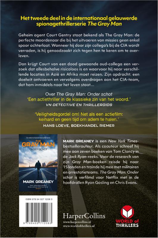 Doelwit / The Gray Man / 2 achterkant