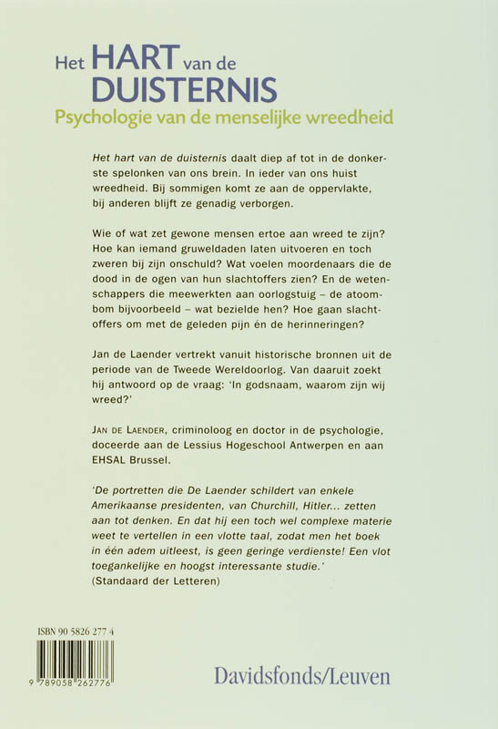 Hart Van De Duisternis achterkant