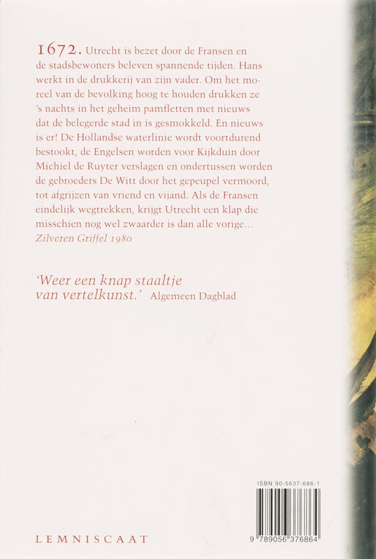 Stad in de storm achterkant