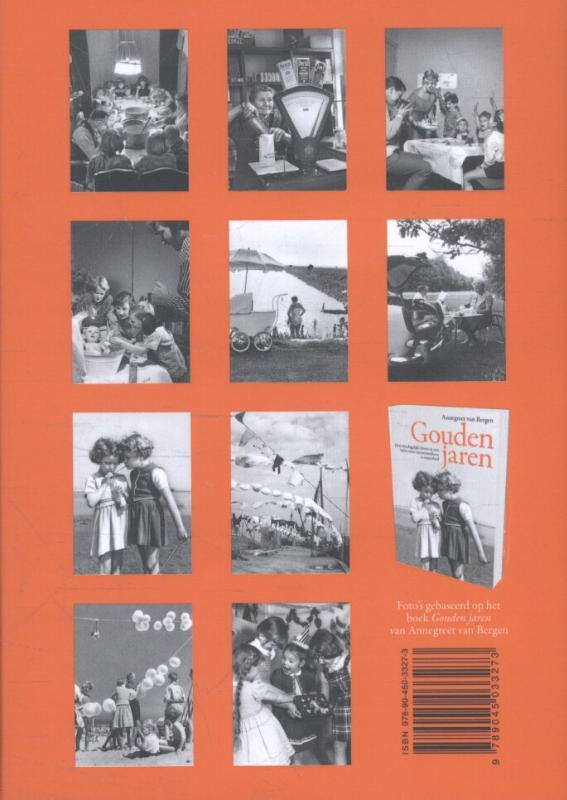 Gouden jaren. 10 wenskaarten + 10 enveloppen achterkant