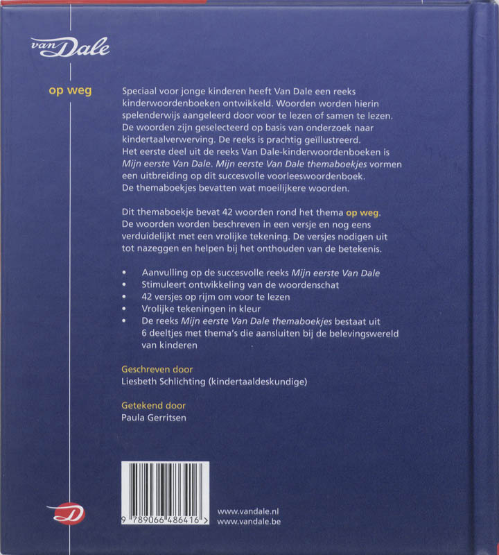 Mijn Eerste Van Dale Op Weg achterkant