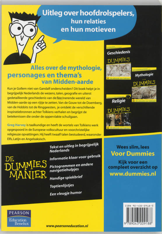 Voor Dummies - Alles over Tolkiens Midden-aarde voor Dummies achterkant