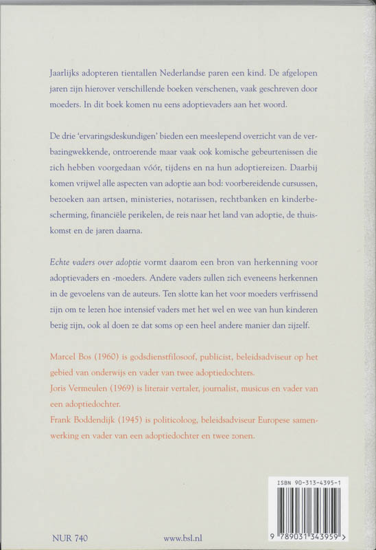 Echte vaders over adoptie achterkant