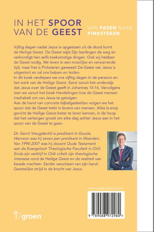 In het spoor van de Geest achterkant