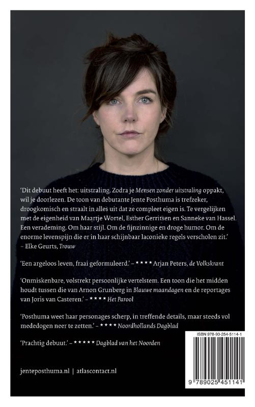 Mensen zonder uitstraling achterkant