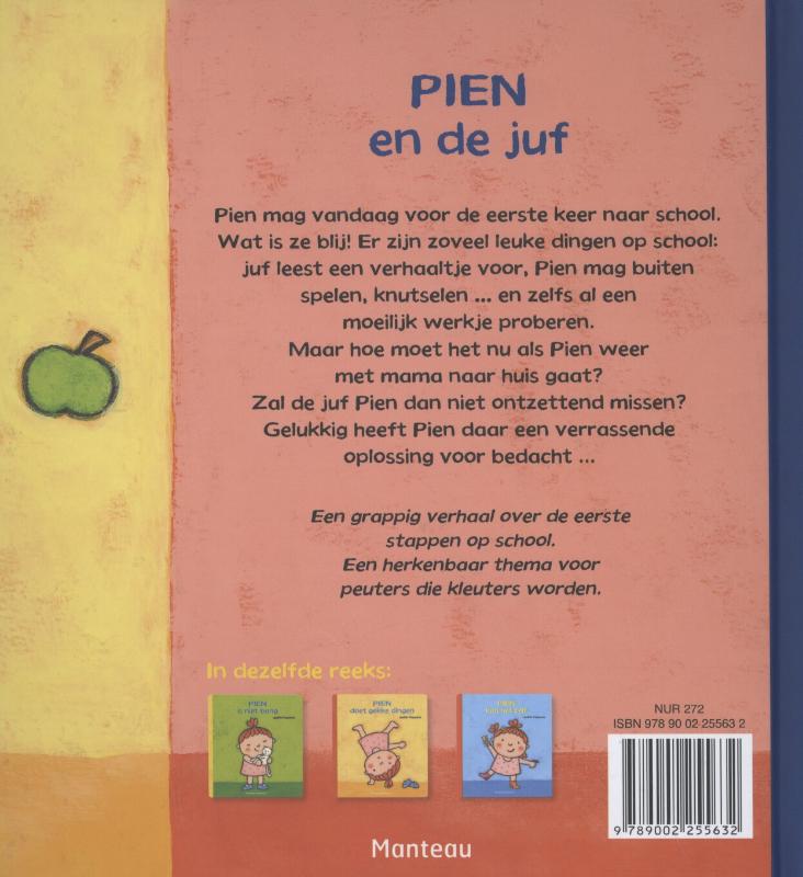 Pien - Pien en de juf achterkant