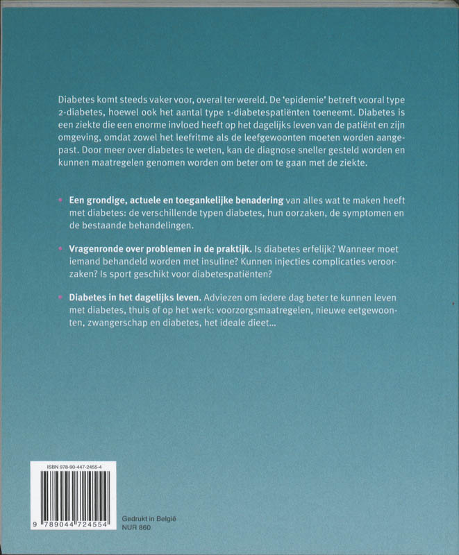 Beter omgaan met diabetes achterkant