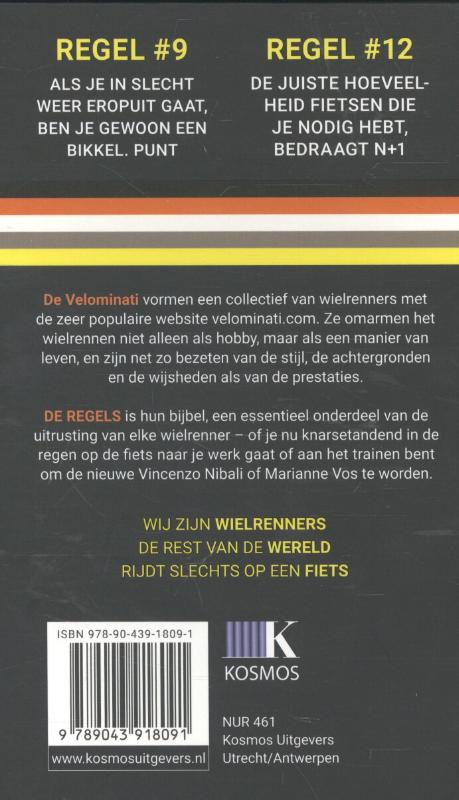 De regels achterkant