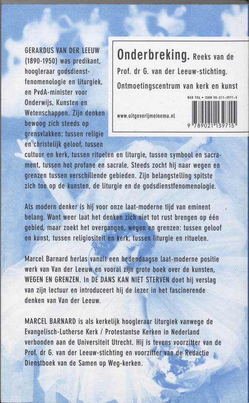 Dans Kan Niet Sterven achterkant