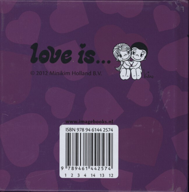 Liefde is... - Liefde is... de eerste kus achterkant