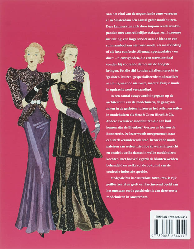 Modepaleizen in Amsterdam 1880-1960 achterkant