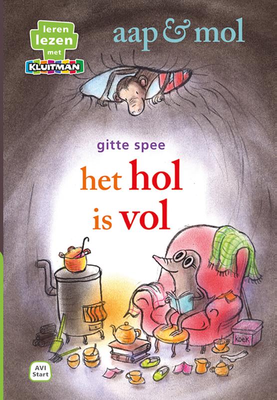 aap & mol het hol is vol / Leren lezen met Kluitman