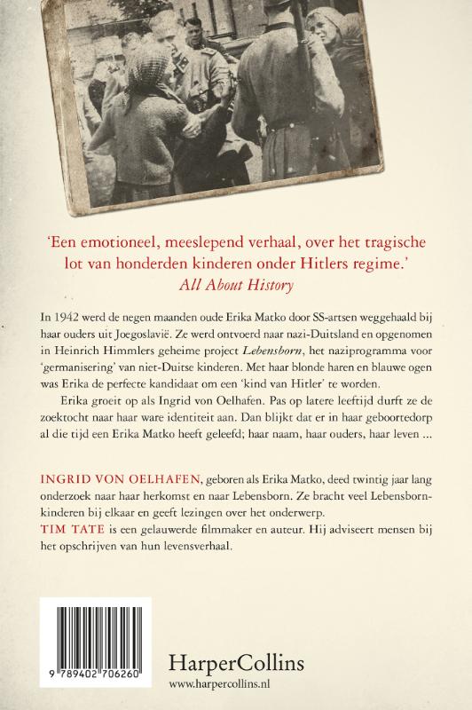 Niemands kind achterkant