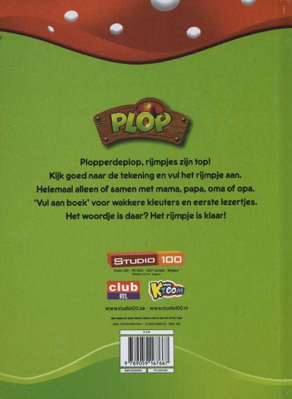 Een taart met een staart / Plop achterkant