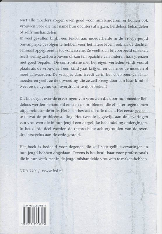 Een gat in je ziel achterkant