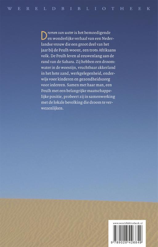 Dromen van water achterkant