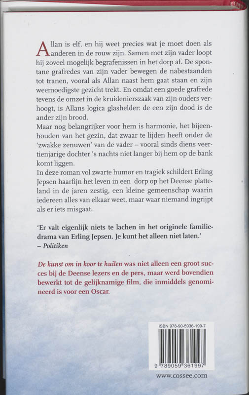 De kunst om in koor te huilen achterkant