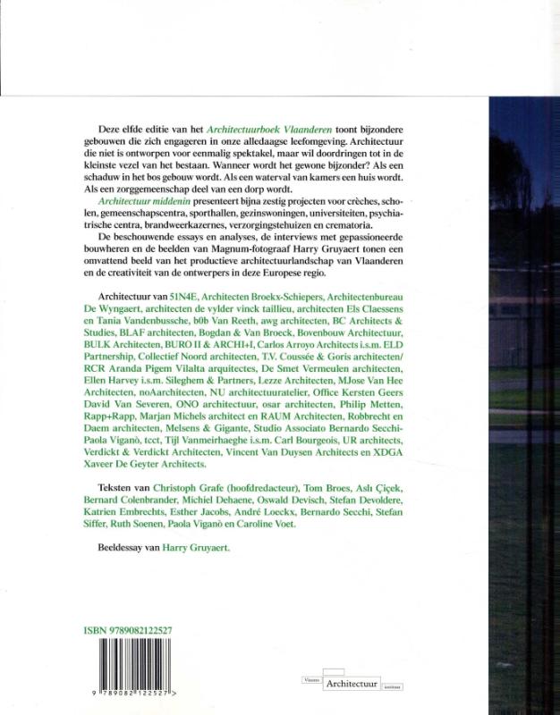 Architectuur middenin / Architectuurboek Vlaanderen / 11 achterkant