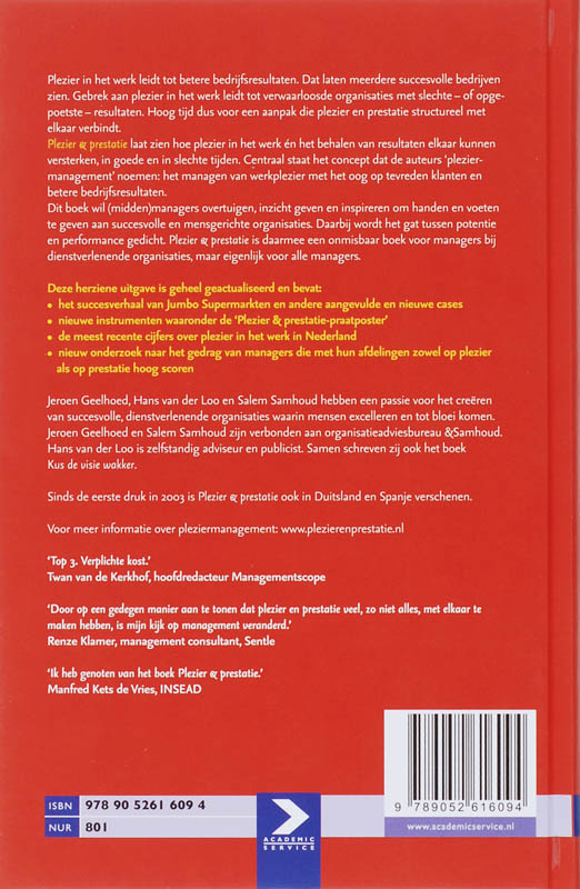 Plezier & prestatie achterkant