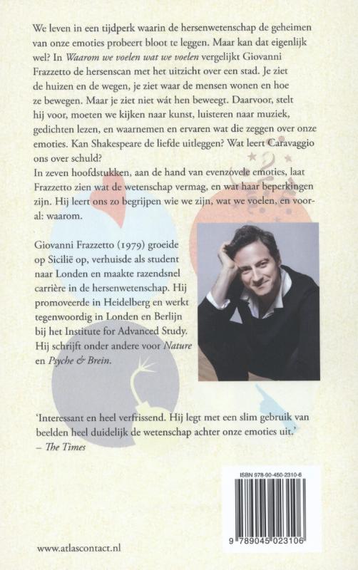 Waarom we voelen wat we voelen achterkant