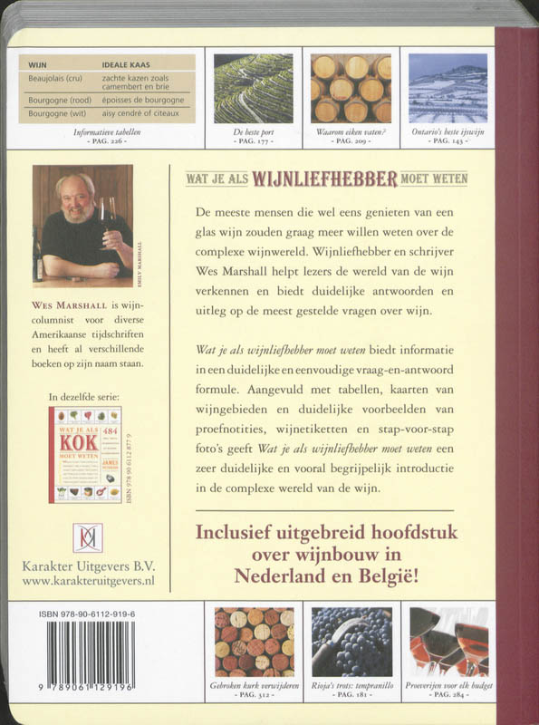 Wat je als wijnliefhebber moet weten / Wat je als ... moet weten achterkant