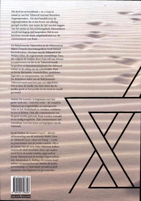 Het geschenk van Jacob / Hoofdstuk 1 en 2 / Tractaat zegenspreuken / 1 achterkant