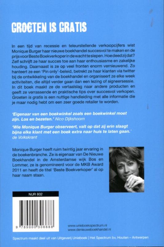 Groeten is gratis achterkant