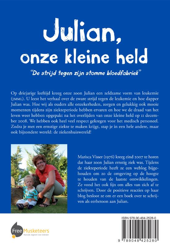 Julian onze kleine held achterkant