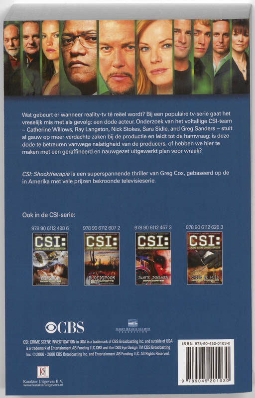 CSI: Shocktherapie achterkant
