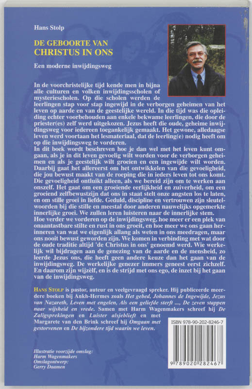 De geboorte van Christus in ons achterkant