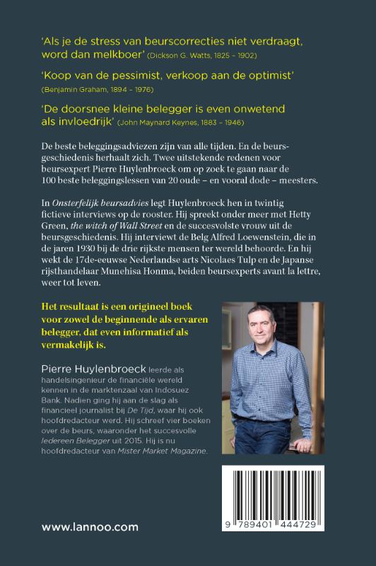 Onsterfelijk beursadvies achterkant